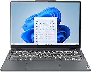 IdeaPAd Flex 5 14 Inch 2.5K Laptop (AMD Ryzen 7 5700U, 16GB RAM, 1TB SSD, Digital Pen, Windows 11 Home) - Storm Grey