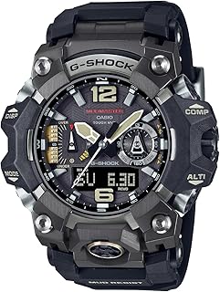 Casio G-Shock GWG-B1000-1AJF Master of G Series MUDMASTER Flagship Model Triple Sensor Japan Import New, Black, rugged sport