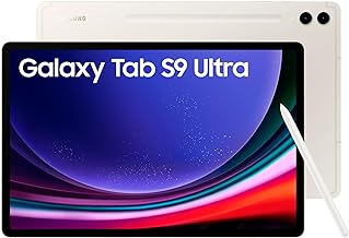 Galaxy Tab S9 Ultra WiFi Android Tablet, 1TB Storage, Unlocked, 3 Year Manufacturer Extended Warranty (UK Version) - Beige