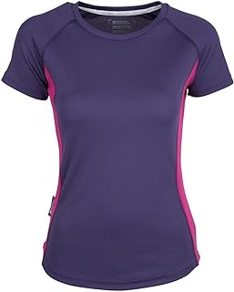 Endurance Womens T-Shirt - IsoCool Ladies Top, UV Protection UPF30+ Tee, Breathable & High Wicking - for Spring Summer, Running, Travelling