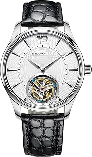 Seagull Men's Watch Tourbillon Mechanical Watch Business Casual Crocodile Leather Sapphire Luxury Mechanical Watch