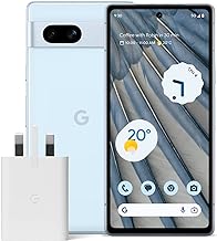 Pixel 7a and Pixel 30W Charger Bundle – Unlocked Android 5G Smartphone with Wide-Angle Lens and 24-Hour Battery - Sea (Amazon Exclusive)