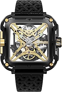 Automatic Mechanical Watch - X Series SUV Wristwatch Titanium for Men and Women Skeleton Style Sapphire Glass with Nylon & Silicone Straps