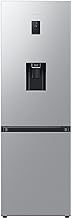 Samsung Classic Fridge Freezer, with Wine Shelf, Features Big Door Bin, All Around Cooling and SpaceMax Technologies, Silver, 7 Series, RB34C652ESA/EU