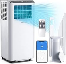 Pro Breeze 4-in-1 Portable Air Conditioner 9000 BTU – Smart Home WiFi Compatible - 24 Hour Timer & Window Venting Kit Included. Powerful Air Conditioning Unit with Class A Energy Efficiency Rating