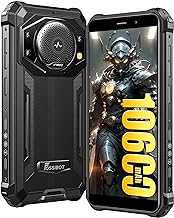 F101 Rugged Smartphone, 10600mAh Battery Mobile Phones, 7GB RAM+ 64GB ROM, 123dB Loudest Speaker, 5.45" IP68 Phone Android 12, 24MP Triple Camera, Dual SIM 4G Unlocked, GPS/OTG