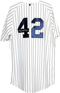 MLB New York Yankees Mariano Rivera Authentic Home Jersey (Signed on Back)