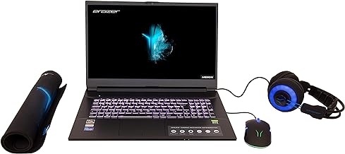Medion ERAZER Defender P15 Ryzen7-5800H 16 GB 512 17.6" FHD 144Hz NVIDIA GeForce RTX 3060 Gaming Laptop Bundle - Laptop, Mouse, Mousepad And Headset, Black (30035123)