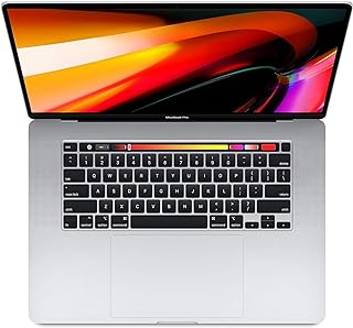 2019 Apple MacBook Pro with 2.6GHz Intel Core i7 (16-inch, 32GB RAM, 512GB SSD Storage) (QWERTY English) Silver (Renewed)