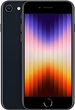 Apple iPhone SE 3rd Gen, 64GB, Midnight (Renewed)