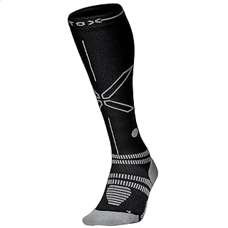 Sports Socks for Men - Premium Compression Socks - Prevent Injuries & Muscle Pain - Faster Recovery - Less Tired Legs - Extra Comfort - Padded Heel