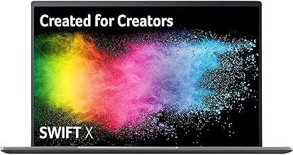 Acer Swift X SFX16-52G 16 Inch Laptop - (Intel Core i7-1260P, 16GB, 1TB SSD, Intel Arc A370M, WQXGA Display, Windows 11, Iron)