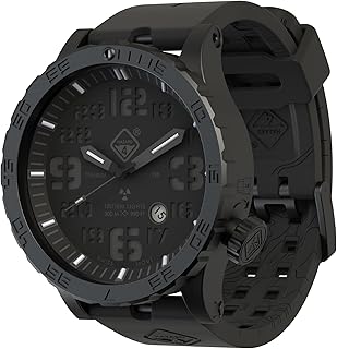 Heavy Water Diver Titanium Tritium Watch Black PVD Black Dial Charcoal Graphics BBRB
