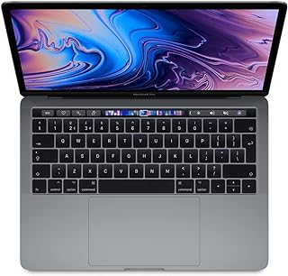 2019 Apple MacBook Pro with 2.4GHz Intel Core i5 (13 inches, 16GB RAM, 256GB SSD) (QWERTY English) - Space Grey (Renewed)