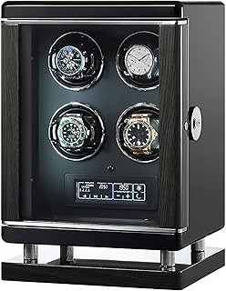 Watch Winder Watch Stand Watch Winders for Automatic Watches - Luxury Smart Watch Winder Automatic Mechanical Watch Motor Shaker Storage Box with Fingerprint Unlock Watches Rotation Watch Winder