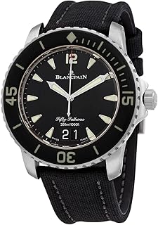 Fifty Fathoms Grande Date Automatic Black Dial Men's Watch 5050-12B30-B52A