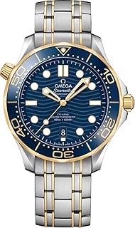 Omega Seamaster Sedna Blue Dial Steel and 18kt Yellow Gold Watch 210.20.42.20.03.001