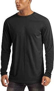 Men's Sun UV Protection Shirts UPF 50+ Outdoor Long Sleeve Casual Lightweight T-shirt