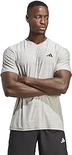 Men's Tr-ES Stretch T T-Shirt, Grpumg/White/Black, XL