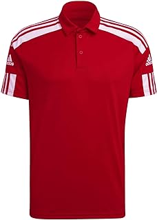 Men's Squadra 21 Polo Shirt (Short Sleeve), Team Power red/White, 3XL