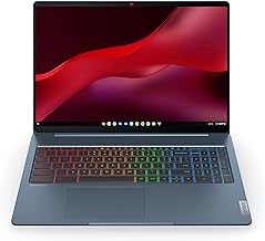 Lenovo IdeaPad 5 Chromebook 16 Inch 2.5K Gaming Laptop - (Intel Core i5-1235U, Integrated Intel Iris Xe Graphics, 8GB RAM, 512GB SSD, ChromeOS) - Stone Blue