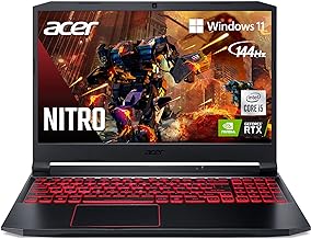 Acer Nitro 5 AN515-55-53E5 Gaming Laptop | Intel Core i5-10300H | NVIDIA GeForce RTX 3050 Laptop GPU | 15.6" FHD 144Hz IPS Display | 8GB DDR4 | 256GB NVMe SSD | Intel Wi-Fi 6 | Backlit Keyboard