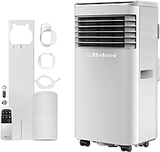 Belaco 9000BTU Portable 4-in-1 Air Conditioner, 28.8L Dehumidifier, Cooling Fan Digital Display and Remote Control with 24hr Timer, Powerful Air Conditioning Unit with Class A Energy Efficiency Rating