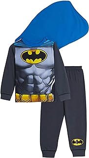 Kids Novelty Pyjamas With Cape, Dress Up Costume, Ages 2 to 8 Years Old