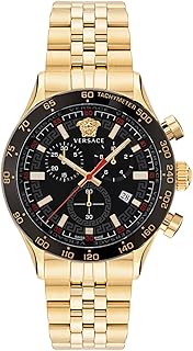 Hellenyium Men's Watch Chrono Stainless Steel Bracelet Gold VE2U006 22, Bracelet