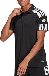 Men's Squadra 21 Polo Shirt (Short Sleeve), Black/White, 2XL