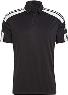 Men's Squadra 21 Polo Shirt (Short Sleeve), Black/White, 3XL