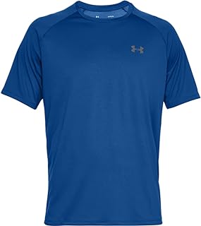Men's Ua Tech 2.0 Ss Tee Light and Breathable Sports T-Shirt, Gym Clothes with Anti-Odour Technology (Pack of 1)