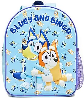 & Bingo Backpack Blue Children's Nursery School bag Travel Toys Kids Rucksack for Boys Girls
