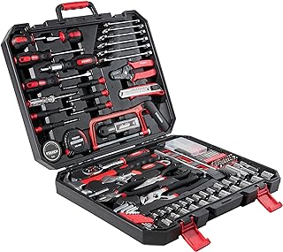 Tool Kit | Staunch 200 Piece Home and Office Tool Set | Complete Starter Tool Kit Set & Organiser Tool Box with Tools Included | General Household Tool Kits for Home with DIY Tools in Tool Case