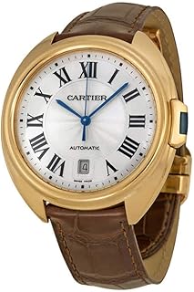 CARTIER New Cle 40mm WGCL0004 18K Rose Gold Leather Box/Paper/2YrWarranty #CA51