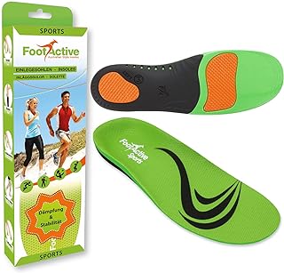FootActive SPORTS insoles, Green, 3/4.5 UK