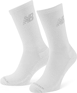 Unisex 3 Pack Crew Socks, White, M UK